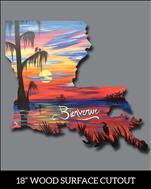 Bienvenue Louisiana Cutout Friday May 10 2024 Painting with